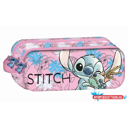 Disney Lilo és Stitch, A csillagkutya Doll 2 rekeszes tolltartó 23 cm