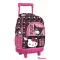 Hello Kitty & Kuromi prémium gurulós iskolatáska, táska 44 cm