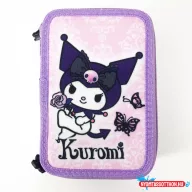 Hello Kitty Kuromi Purple tolltartó töltött 3 emeletes