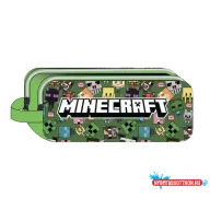 Minecraft Characters 2 rekeszes tolltartó 23 cm