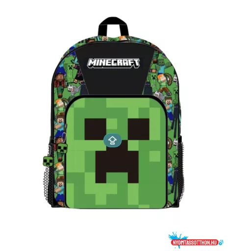 Minecraft Face iskolatáska, táska 42 cm