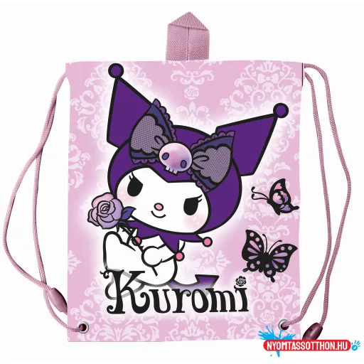 Hello Kitty Kuromi Purple uzsonnás táska 30 cm