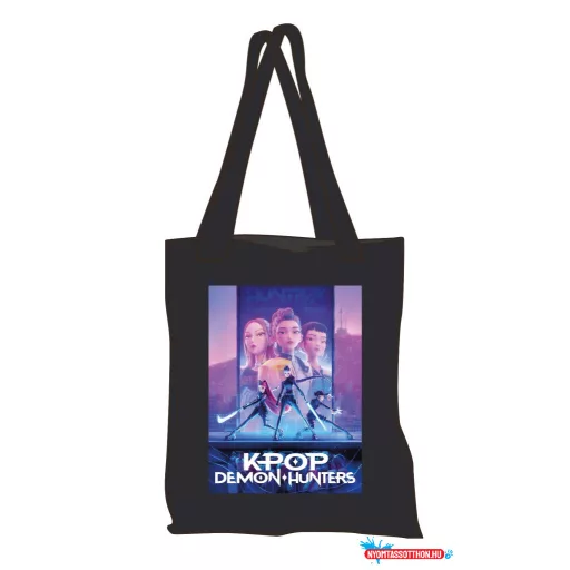 K-pop Démonvadászok Neon Warriors shopping bag, bevásárlótáska 41 cm
