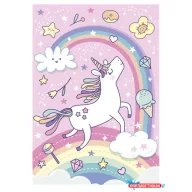 Unikornis Rainbow A/4 gumis mappa