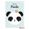 Panda Crown A/4 gumis mappa
