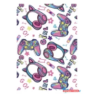 Gamer Girl A/4 gumis mappa