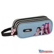   K-pop Démonvadászok Denim Dreams 3 rekeszes tolltartó 21 cm