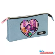 K-pop Démonvadászok Denim Dreams 3 rekeszes tolltartó 22 cm