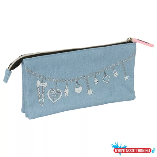K-pop Démonvadászok Denim Dreams 3 rekeszes tolltartó 22 cm