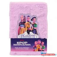 K-pop Démonvadászok Hunterx plüss A5 notesz, jegyzetfüzet