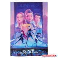 K-pop Démonvadászok Hunterx A4 kockás füzet
