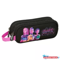 K-pop Démonvadászok Negra 2 rekeszes tolltartó 21 cm