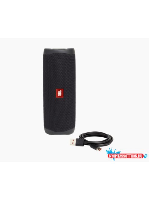 JBL Flip 5 Bluetooth hangszóró, vízhatlan (fekete)