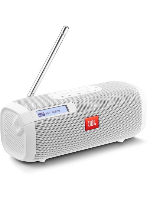 JBL Tuner hordozható Bluetooth hangszóró rádióval (fehér)