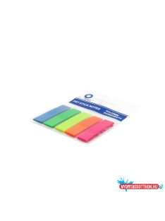   Jelölõcímke 12x45mm, 5x25lap, mûanyag 5szín/bliszter, adagolón Bluering(R)
