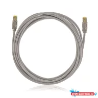   KELINE KEL-C6A-P-030 Cat6.A 10Gigabit STP LSOH 3m szürke patch kábel