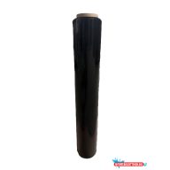   Kézi stretch fólia (Nyújtható, 23 mikron, Fekete), 109m, 1,15kg fólia, 1,5 kg/tekercs