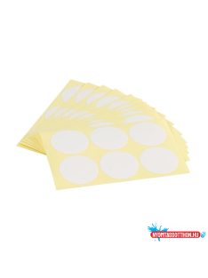   Etikett címke, 50mm, körcímke 60 db/csomag Bluering® fehér