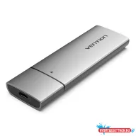 VENTION M.2 SSD ház(USB 3.1 Gen 2-C) szürke