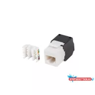   Lanberg KSU6-4000 Cat.6 UTP árnyékolatlan szerszám nélkül szerelhető Keystone Jack