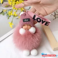 Baba plüss kulcstartó