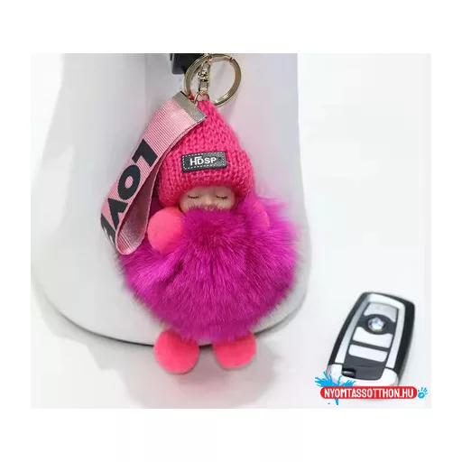 Baba plüss kulcstartó