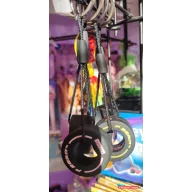 Autógumi Formájú Gumi Kulcstartó