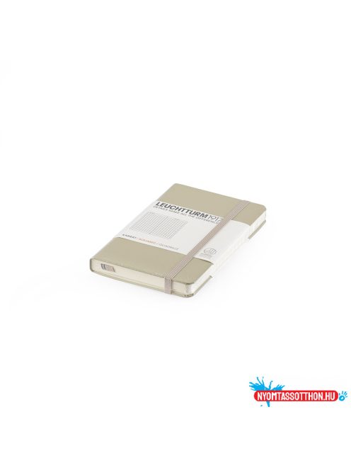 Notesz A6, négyzetrácsos pocket Leuchtturm homok