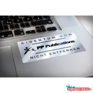   Etikett címke, 210 x297mm, ipari poliészter, 1 címke/ív, 20 ív/doboz, Avery ezüst