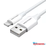   Vention USB-A 2.0 -> Lightning, (2,4A, fehér) 1,5m, kábel