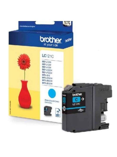 Brother LC121C tintapatron Cyan (Eredeti)