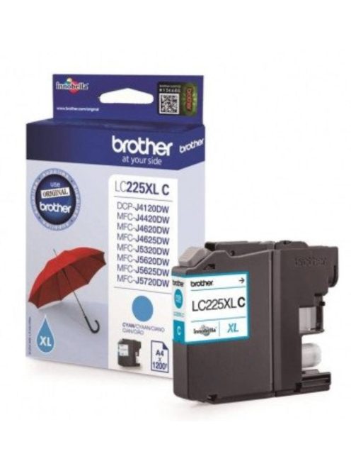 Brother LC225XLC tintapatron (Eredeti)