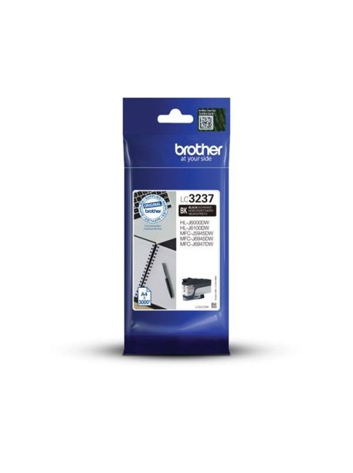 Brother LC3237BK tintapatron (Eredeti)