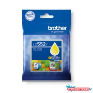   Brother LC552Y Tintapatron Yellow 7,2 ml 550 oldal kapacitás