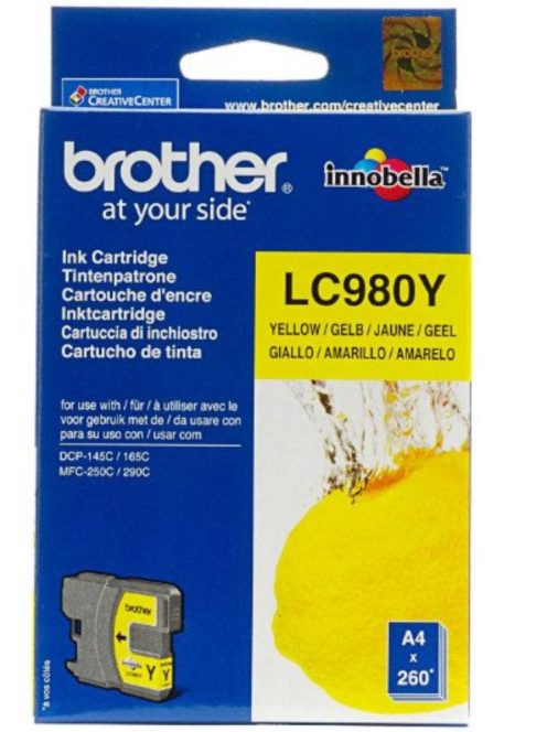 Brother LC980Y tintapatron (Eredeti)