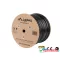 Lanberg LCF6-30CU-0305-BK Cat.6 F/UTP PE+PVC Fca 250MHz AWG23 305m árnyékolt zselés fekete kültéri kábel