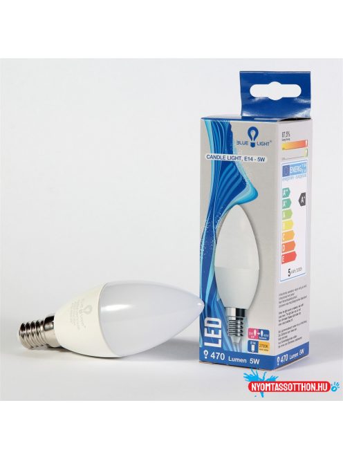 Led 5W E14 470lm 2700k Blue Light