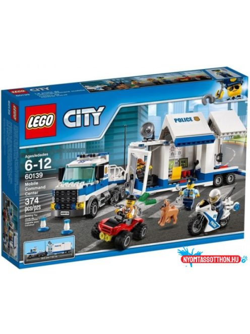 LEGO City Mobil rendőrparancsnoki központ 60139