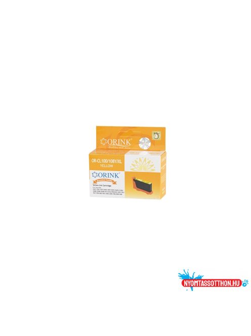 Lexmark 100XL tintapatron yellow ORINK (utángyártott)