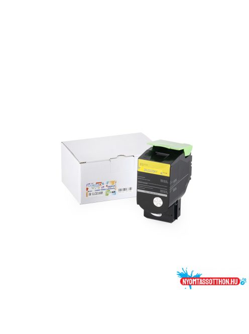 Lexmark CS310/410/510 toner yellow ORINK 3K (utángyártott)