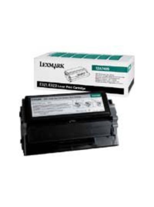 Lexmark E321/323 toner, 6.000 oldal 12A7405 (Eredeti)