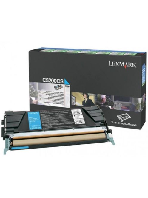 Lexmark C52x/C53x Cyan Toner Cartridge Low Retur (Eredeti)