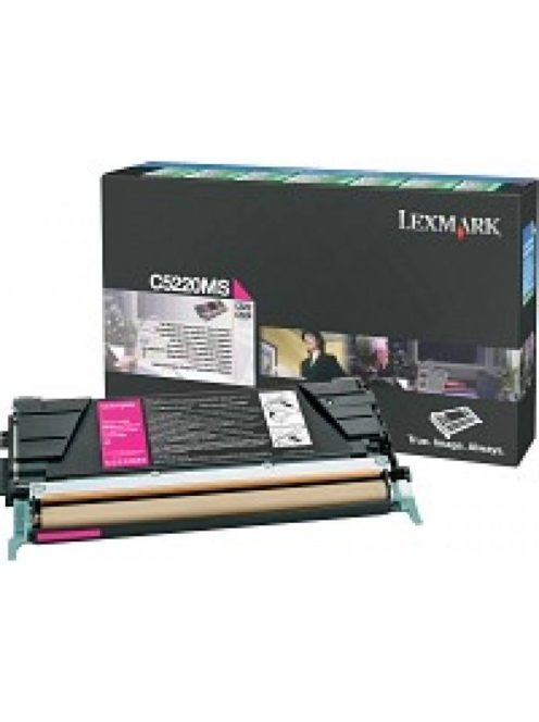 Lexmark C52x/53x Return Toner Magenta 3.000 oldal (Eredeti) C5220MS