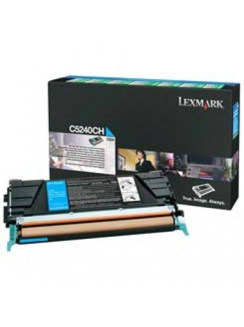Lexmark C52x/C53x Cyan Toner Cartridge High Retu (Eredeti)