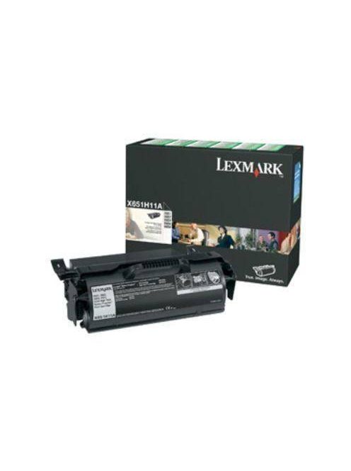 Lexmark X65x Black Print Cartridge High Return (Eredeti)