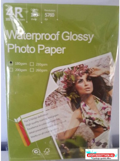 Glossy photo paper RC SATIN A4 260gr/20db (utángyártott)