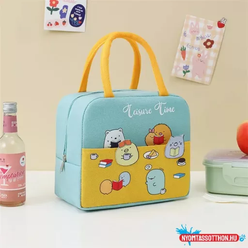 Cuki állatkás ételhordó táska