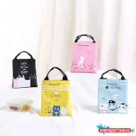 Macskamintás vízálló hőszigetelő ételhordó táska