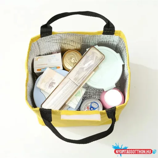 Macskamintás vízálló hőszigetelő ételhordó táska