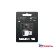 SAMSUNG SD kártya 512GB, T9, olvasóval, CL10